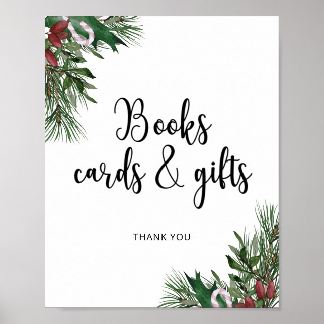 Evergreen  BOOKS CARDS AND GIFTS Poster (Front)