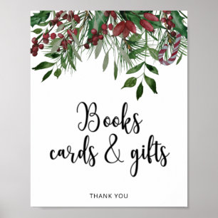 Evergreen  BOOKS CARDS AND GIFTS  Poster