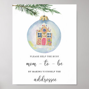 Evergreen branch - Help the Busy Mum Poster