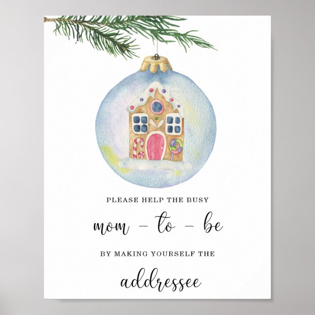 Evergreen branch - Help the Busy Mum Poster (Front)