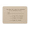 Evergreen Branches + Canoe Wedding R.S.V.P.