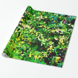 Evergreen Camo Wrapping Paper