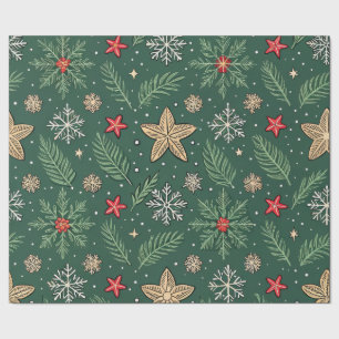 Evergreen Cheer Wrapping Paper
