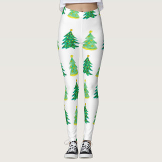 Evergreen Christmas Trees  Leggings