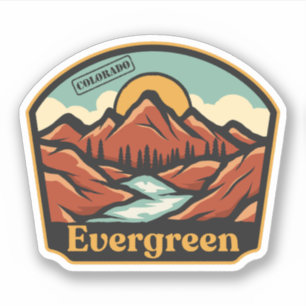 Evergreen, Colorado Sticker