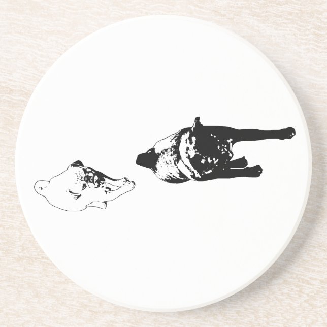 Evergreen Companions, Table Accent Coaster (Front)