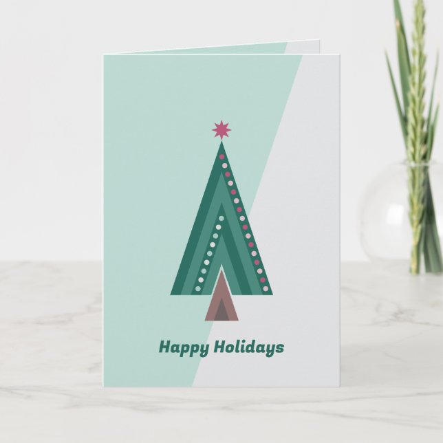 Evergreen Elegance Tree Card (Front)