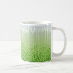 Evergreen Elegance: Unique Leaf Style Wedding Gift Coffee Mug