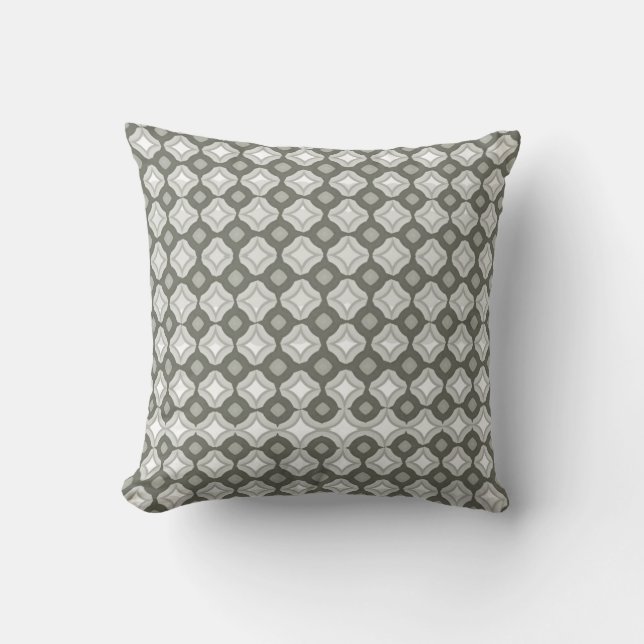 Evergreen Fog Throw Pillow (Front)