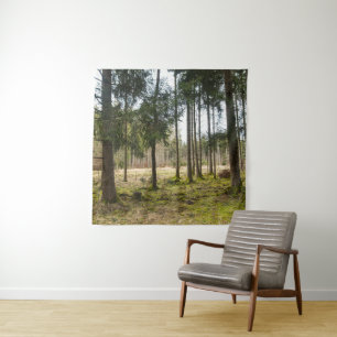 Evergreen Forest Bliss 2 Tapestry