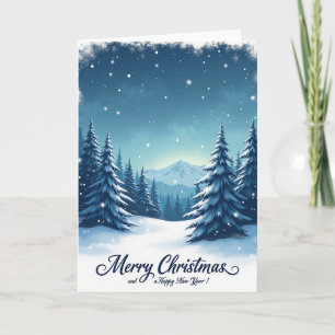 Evergreen Forest Christmas Card