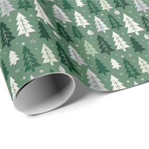 Evergreen Forest Christmas Wrapping Paper