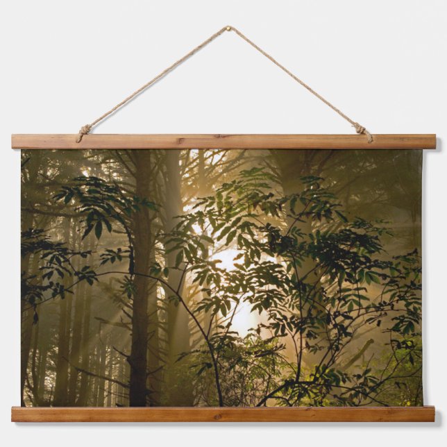Evergreen Forest | Oregon Coast Hanging Tapestry (Front)