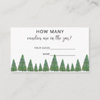 Evergreen guess how many candies