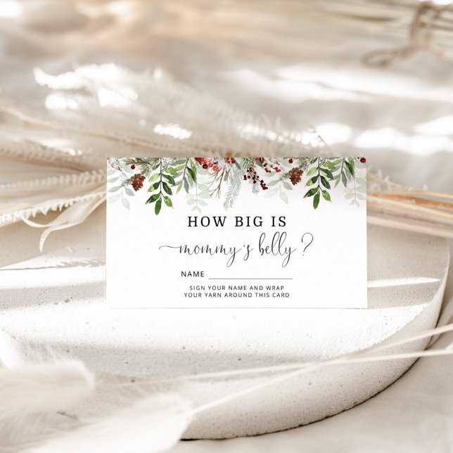 Evergreen how big is mummy's belly enclosure card (Creator Uploaded)