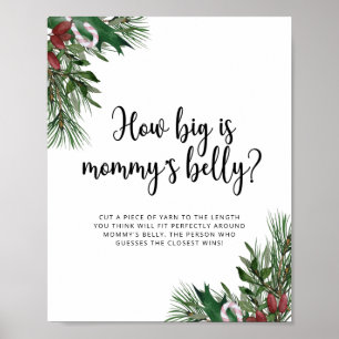 Evergreen how big is mummy's belly game poster