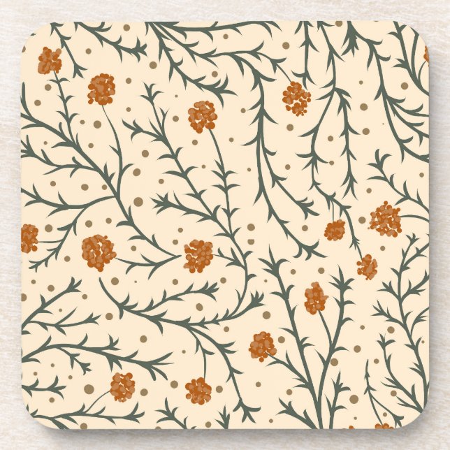 Evergreen Kisses Under the Mistletoe Coaster (Front)