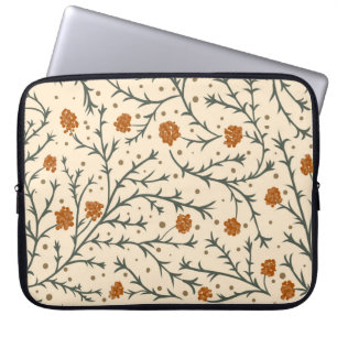 Evergreen Kisses Under the Mistletoe Heart Laptop Sleeve
