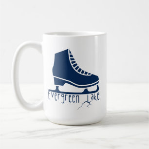 Evergreen Lake, Colorado Ice Skating Coffee Mug