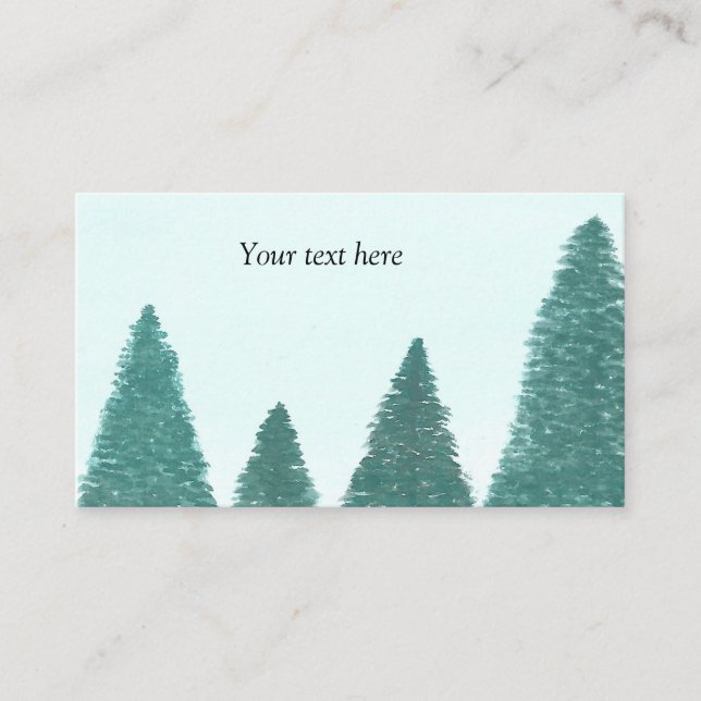 Evergreen Landscape Business Card (Front)