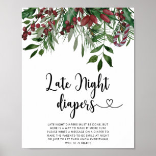 Evergreen Late night diapers game Poster