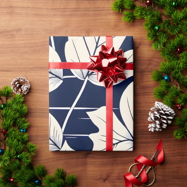 Evergreen Leaf Wrapping Paper (Holiday Gift)