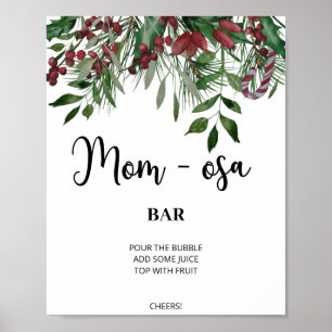 Evergreen Momosa bar Poster