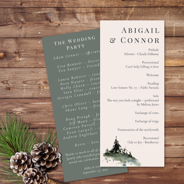 Evergreen Mountain Mist Rustic Winter White Grey Program (Creator Uploaded)