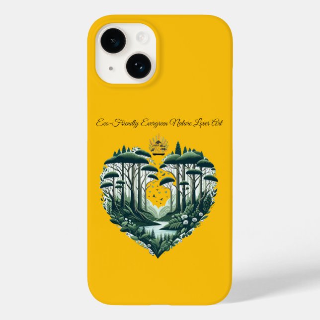 Evergreen Nature Lover Art  Case-Mate iPhone Case (Back)