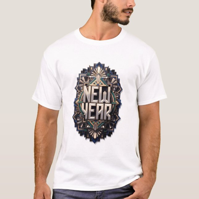 Evergreen New Year T-Shirt, Premium Art T-Shirt (Front)