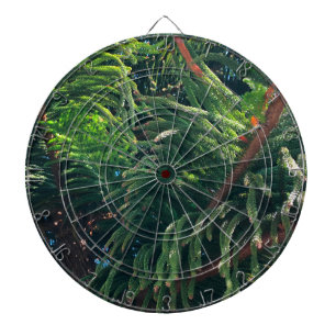 Evergreen pine-tree conifer dartboard