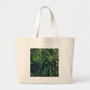 Evergreen pine-tree conifer  large tote bag