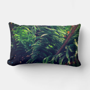 Evergreen pine-tree conifer  lumbar cushion