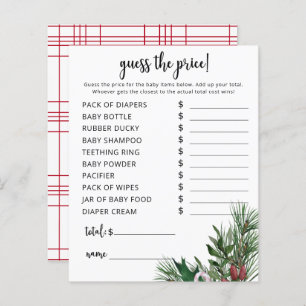 Evergreen Price Guess Game