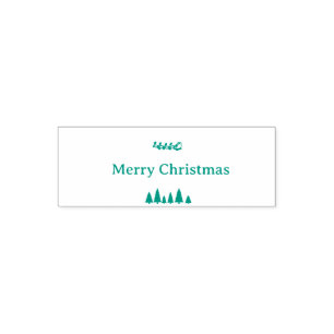 Evergreen Sleigh Holiday Glow Stamp Art