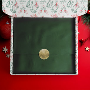Evergreen Solid Colour Tissue Paper