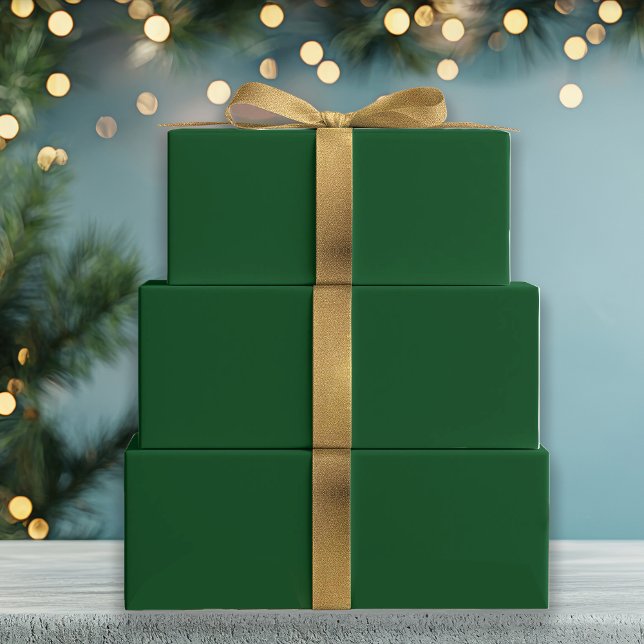 Evergreen Solid Colour Wrapping Paper Sheet (Creator Uploaded)