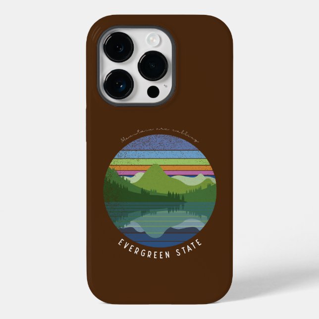 Evergreen state Case-Mate iPhone case (Back)