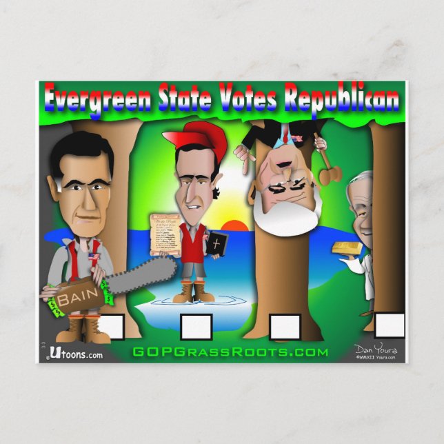 Evergreen State GOP Postcard (Front)