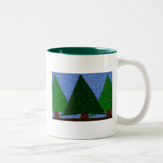 Evergreen State of Mind Two-Tone Coffee Mug