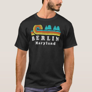 Evergreen Sunset Berlin Forest Maryland Woods Natu T-Shirt