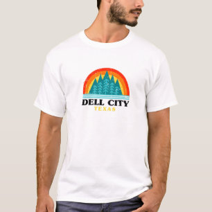 Evergreen Sunset Dell City Forest Texas Woods Natu T-Shirt