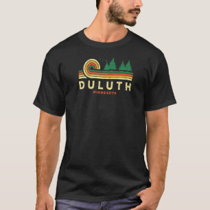 Evergreen Sunset Duluth Forest Minnesota Woods Nat T-Shirt