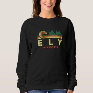 Evergreen Sunset Ely Forest Minnesota Woods Nature Sweatshirt