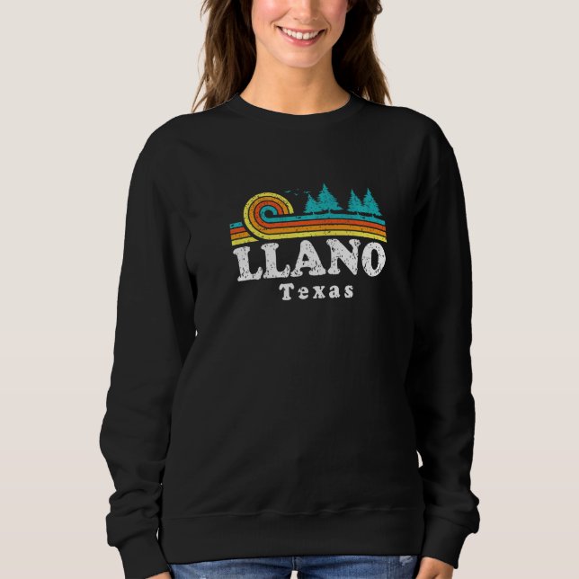 Evergreen Sunset Llano Forest Texas Woods Nature Sweatshirt (Front)