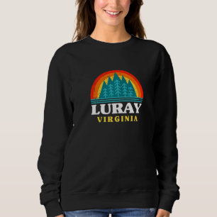 Evergreen Sunset Luray Forest Virginia Woods Natur Sweatshirt