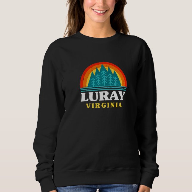 Evergreen Sunset Luray Forest Virginia Woods Natur Sweatshirt (Front)