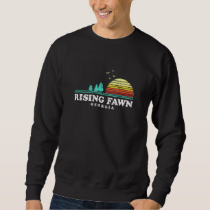 Evergreen Sunset Rising Fawn Forest Georgia Woods Sweatshirt