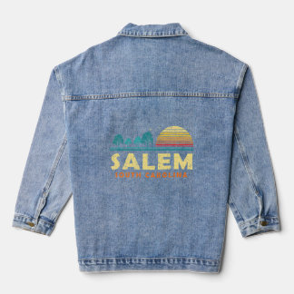 Evergreen Sunset Salem Forest South Carolina Woods Denim Jacket