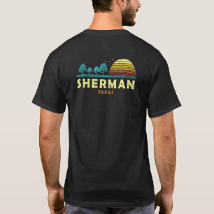 Evergreen Sunset Sherman Forest Texas Woods Nature T-Shirt